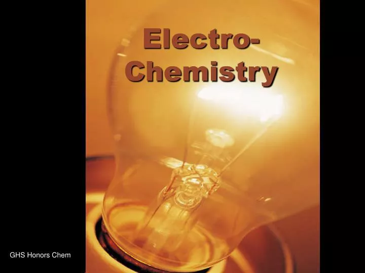 electro chemistry