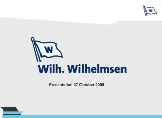 Presentation 27 October 2005