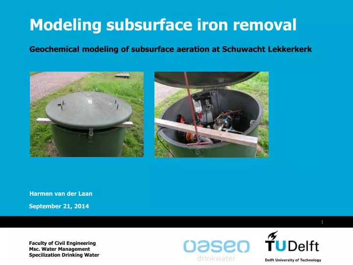 modeling subsurface iron removal