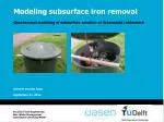 Modeling subsurface iron removal - slide 1