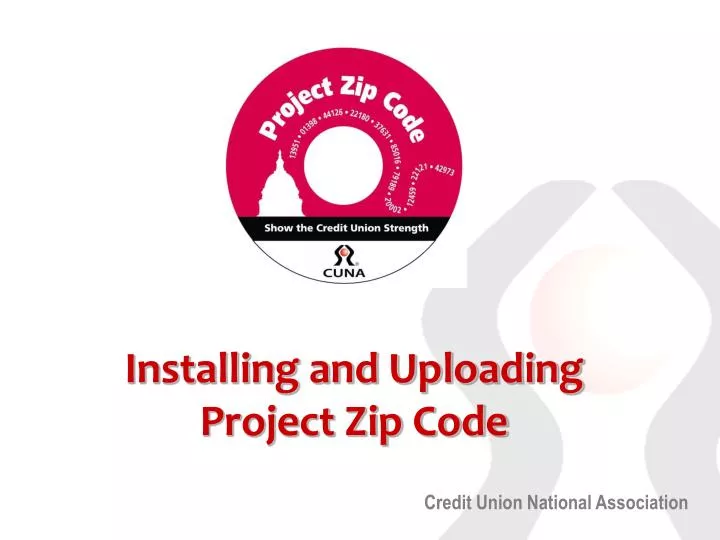 installing and uploading project zip code