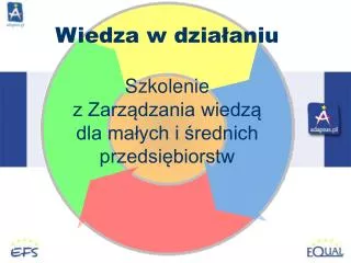 wiedza w dzia aniu szkolenie z zarz dzania wiedz dla ma ych i rednich przedsi biorstw