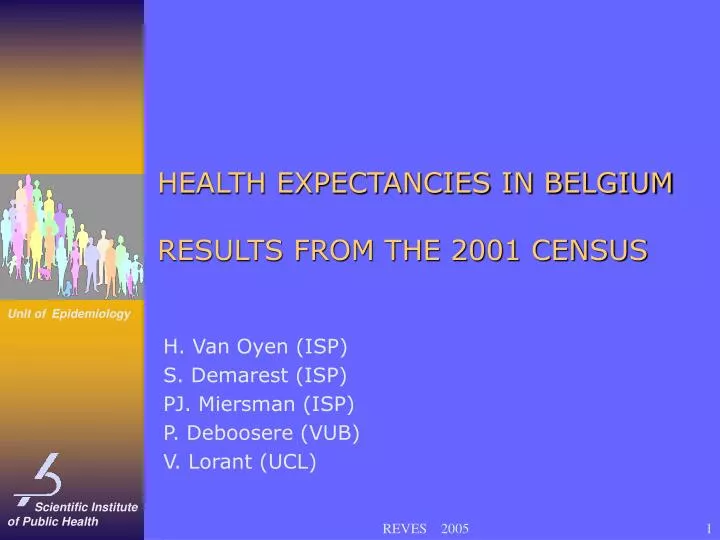 health expectancies in belgium results from the 2001 census