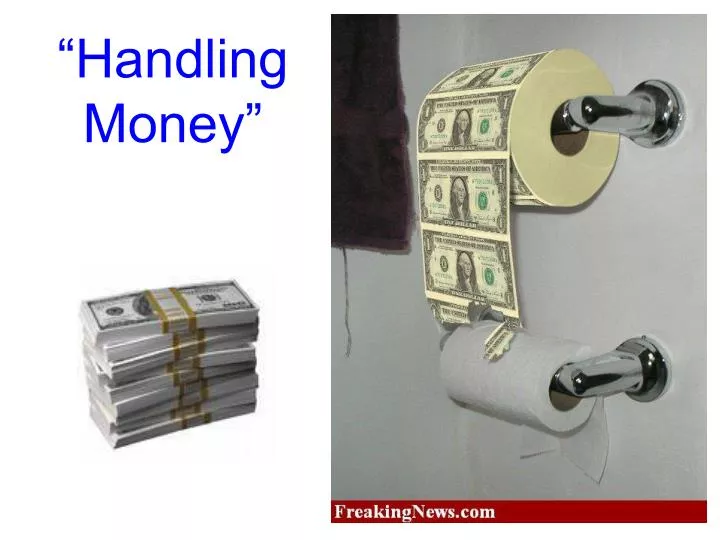 handling money