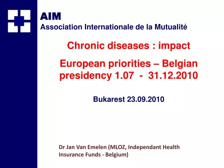 dr jan van emelen mloz independant health insurance funds belgium
