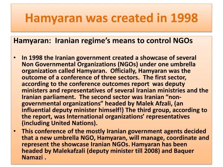 hamyaran was created in 1998