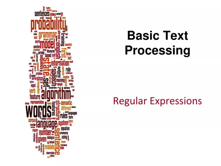 basic text processing