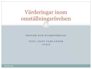 v rderingar inom omst llningsr relsen