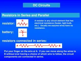DC Circuits