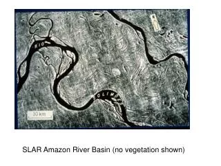 SLAR Amazon River Basin (no vegetation shown)