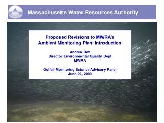 MWRA requesting revisions: