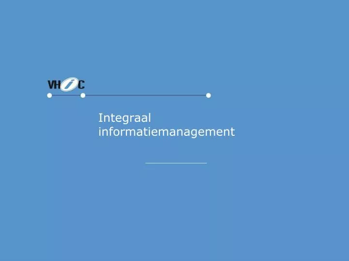 integraal informatiemanagement