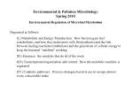 Environmental &amp; Pollution Microbiology Spring 2010 - slide 1