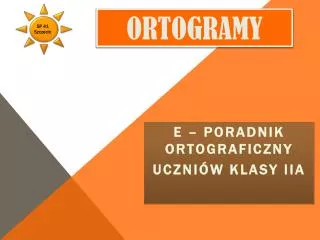 ortogramy