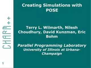 Creating Simulations with POSE