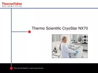 Thermo Scientific CryoStar NX70