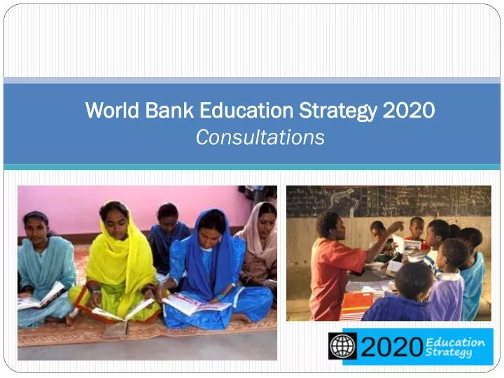 world bank education strategy 2020 consultations