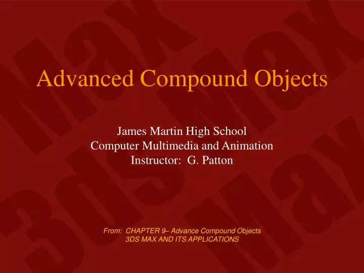 advanced compound objects