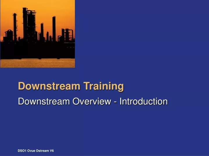 downstream training