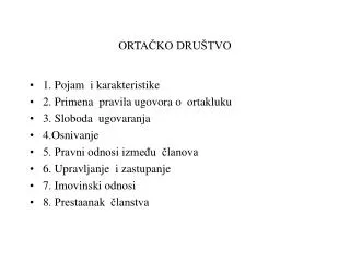ort a ko dru tvo