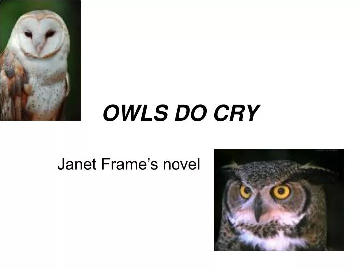 owls do cry