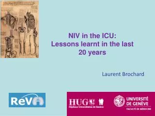 NIV in the ICU: Lessons learnt in the last 20 years