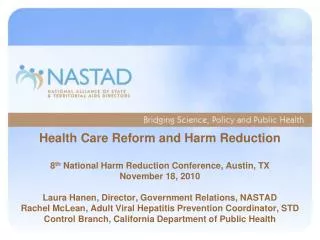 Major provisions of health reform Limitations of health reform