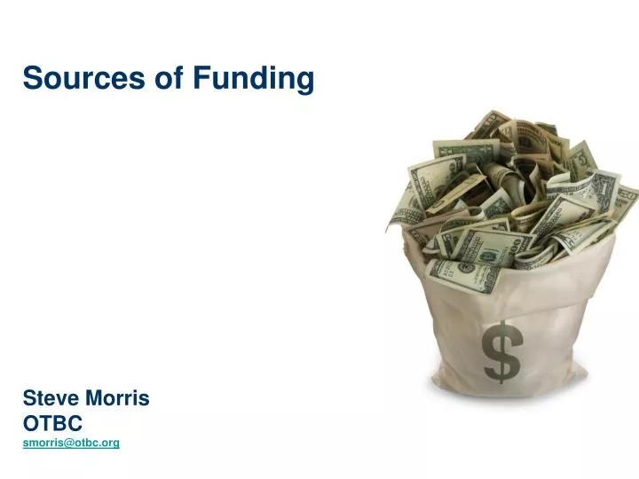 sources of funding