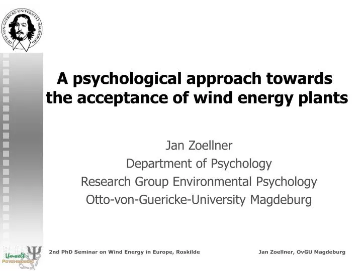 acceptance of wind energy plants