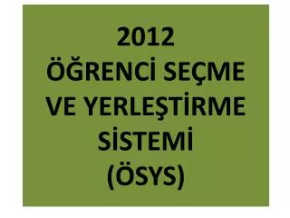 2012 renc se me ve yerle t rme s stem sys
