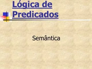 l gica de predicados