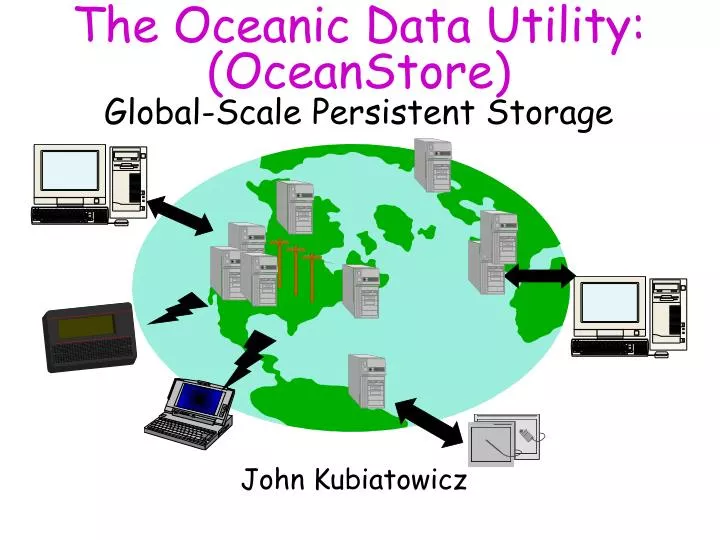 the oceanic data utility oceanstore global scale persistent storage