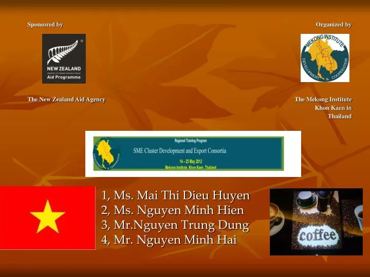 1 ms mai thi dieu huyen 2 ms nguyen minh hien 3 mr nguyen trung dung 4 mr nguyen minh hai