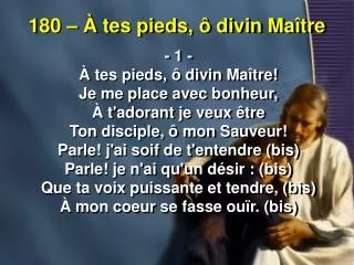 180 tes pieds divin ma tre