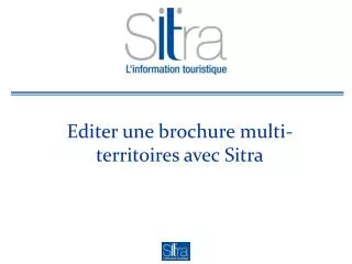 editer une brochure multi territoires avec sitra