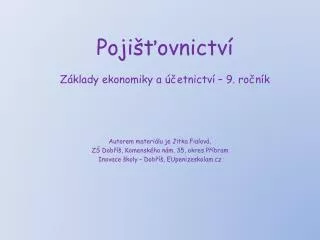 poji ovnictv z klady ekonomiky a etnictv 9 ro n k