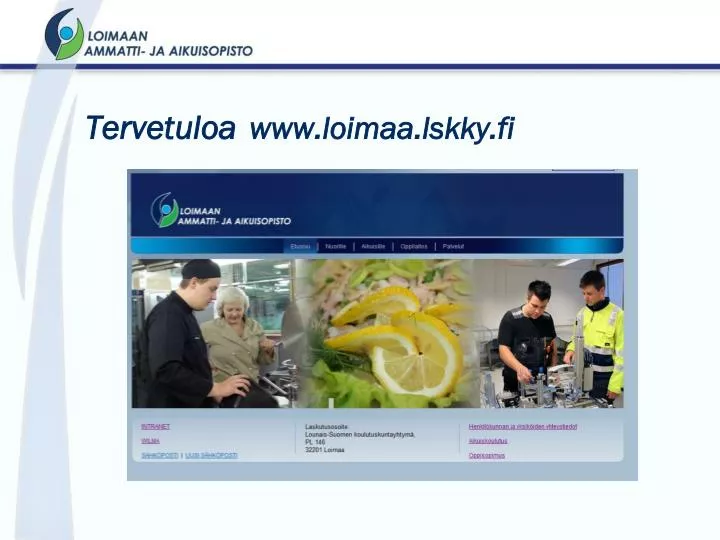 tervetuloa www loimaa lskky fi