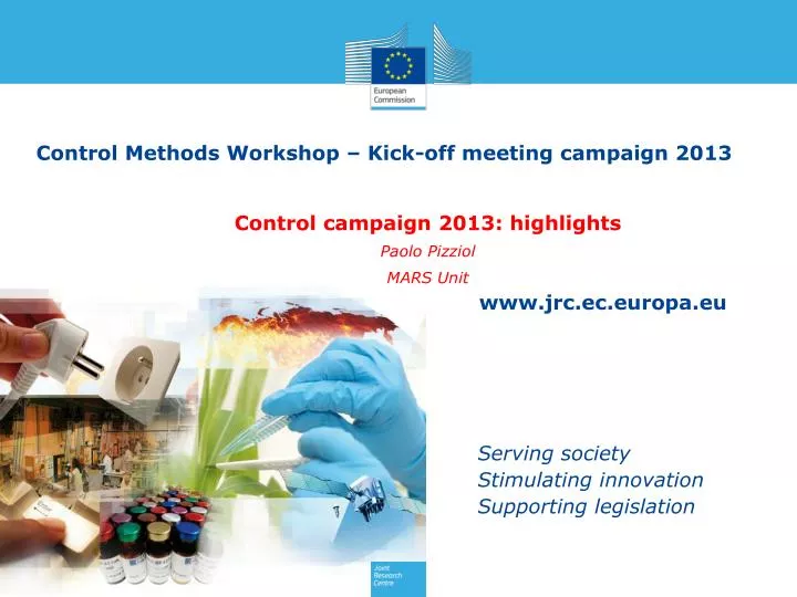 control methods workshop kick off meeting campaign 2013