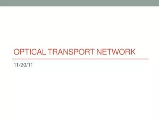 optical Transport Network