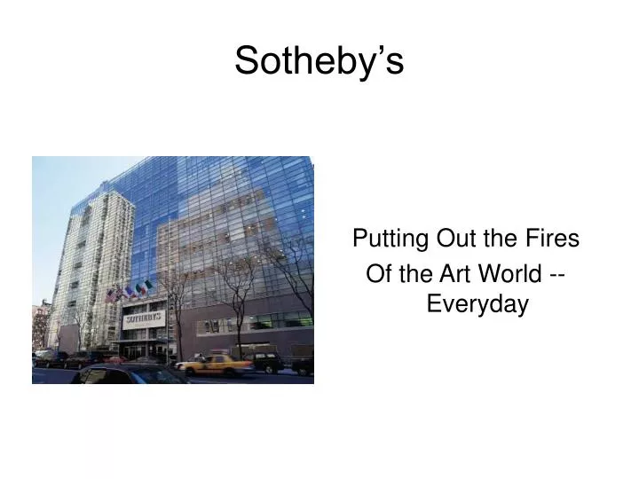 sotheby s