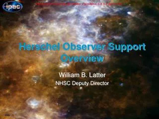 Herschel Observer Support Overview