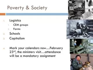 Poverty &amp; Society