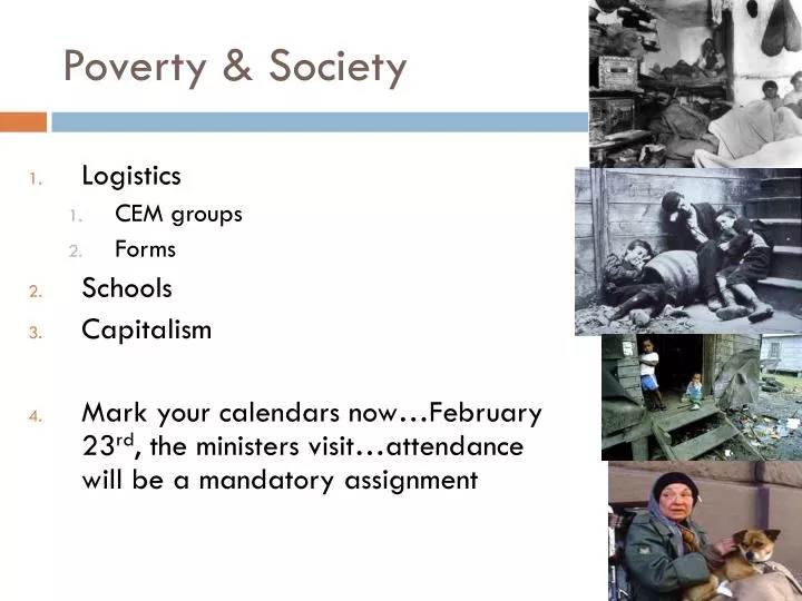 poverty society