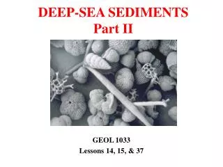 DEEP-SEA SEDIMENTS Part II