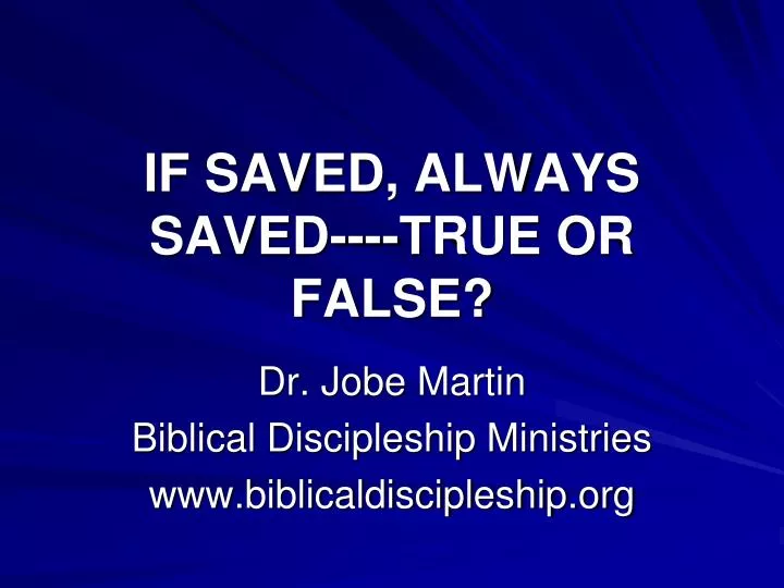if saved always saved true or false