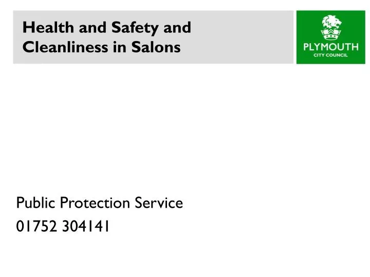 health and safety and cleanliness in salons
