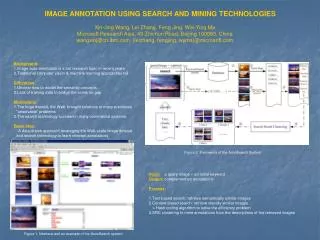 IMAGE ANNOTATION USING SEARCH AND MINING TECHNOLOGIES