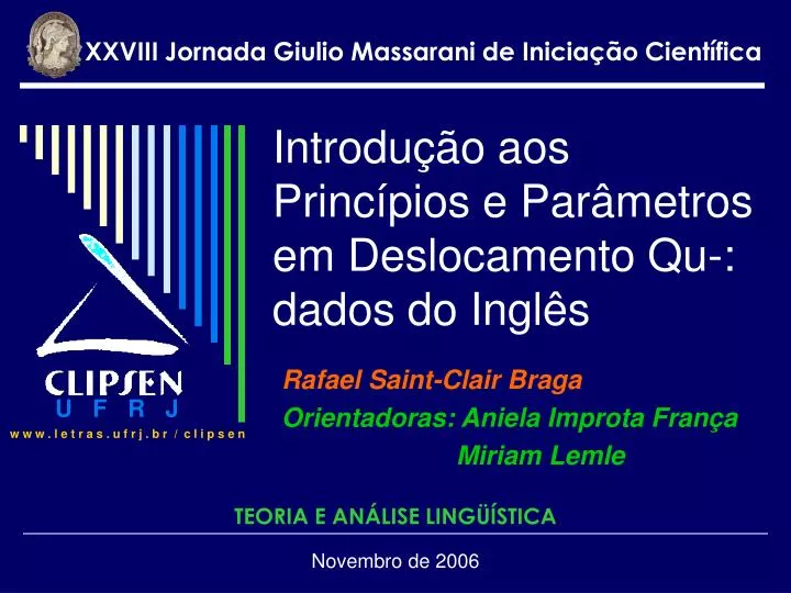 introdu o aos princ pios e par metros em deslocamento qu dados do ingl s