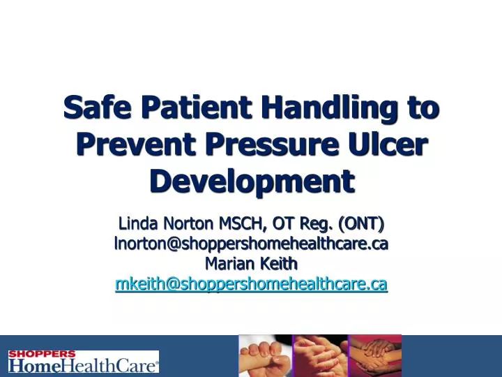 safe patient handling to prevent pressure ulcer development
