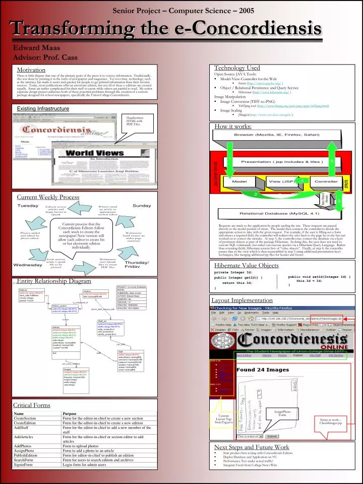 transforming the e concordiensis